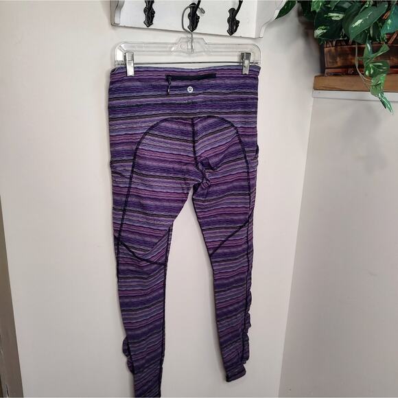 Lululemon Speed Tight IV Space Dye Twist Ultra Violet Multi / Black Size 8 - Picture 11 of 16